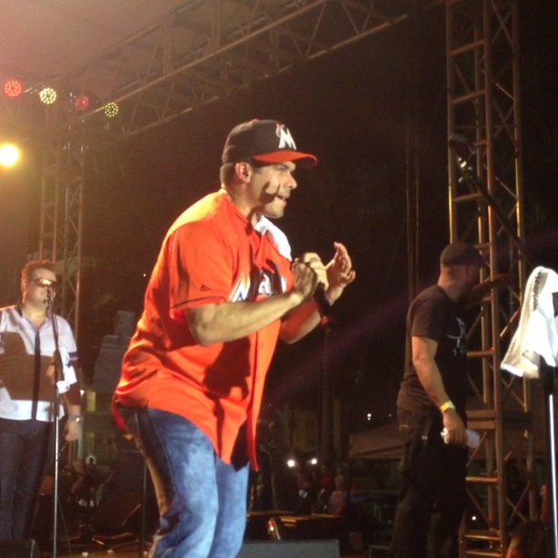 Jerry Rivera at Marlins Stadium @jerryrivera @puertoricounder @luiscarmona