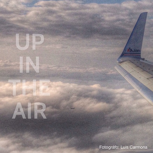 Up in the air. #wisinyyandel #work #trip #americanairlines  @luiscarmona #luiscarmona