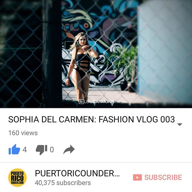 Buscalo en nuestro canal de #youtube en nuestro bio link. #sophiadelcarmen @sophiadelcarmen