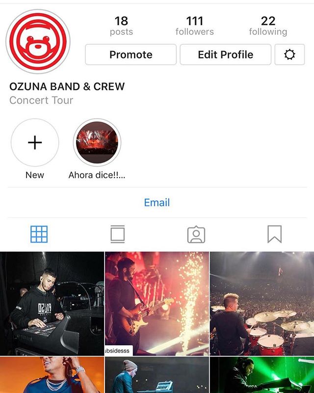 Follow el instagram oficial del crew de @ozuna @ozunacrew